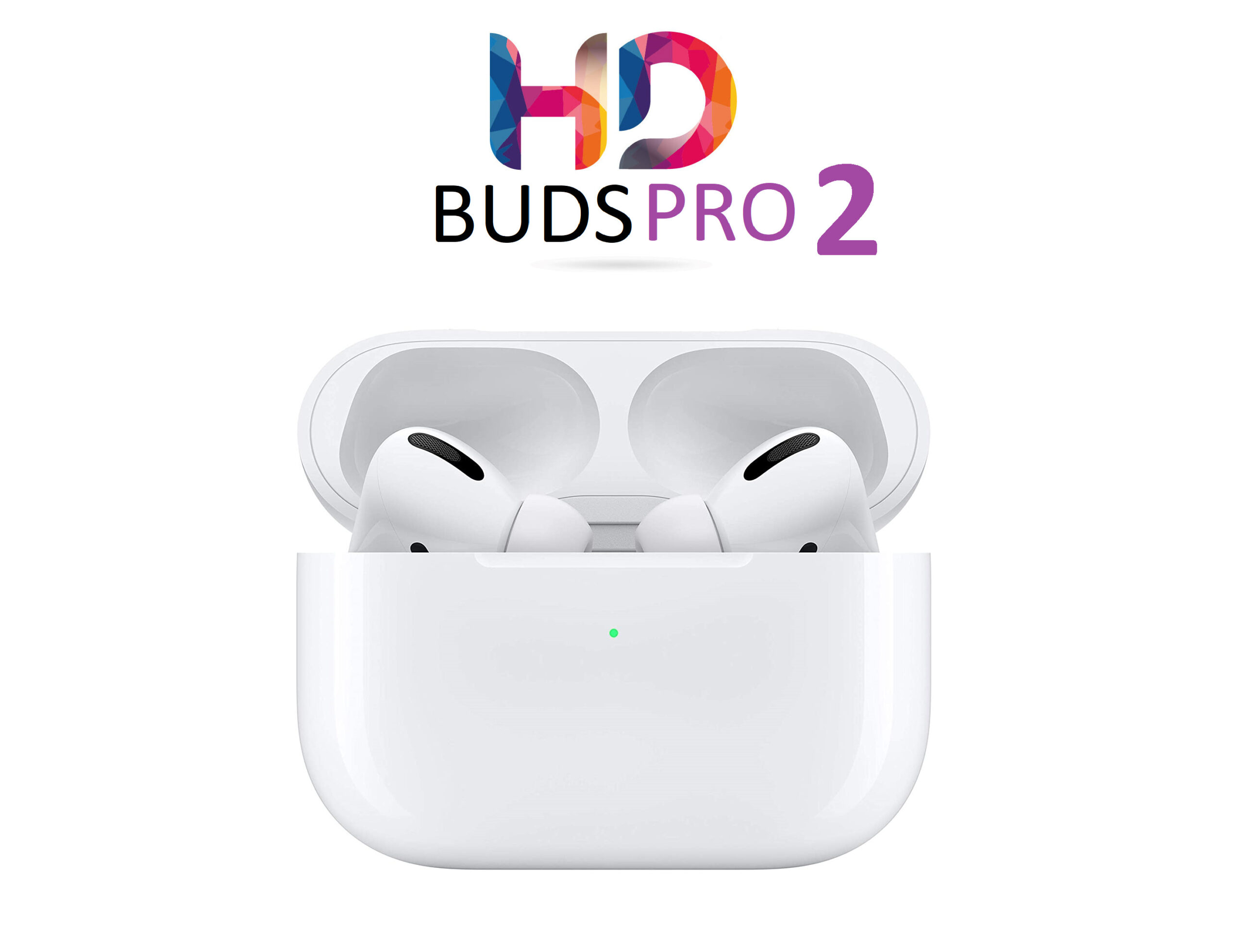 HD Buds Pro 2 Main Pic with Logo